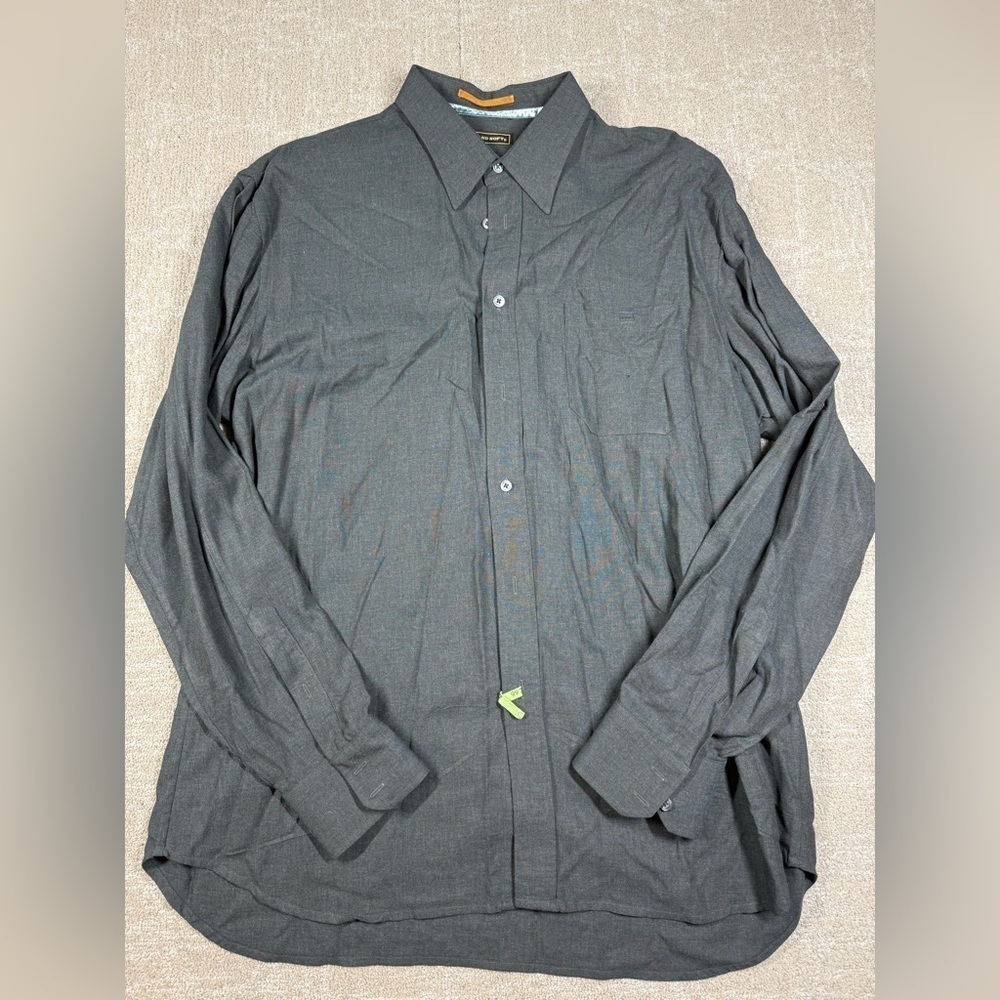 Island Soft By Tommy Bahama Viscose Button Down Long Sleeve Casual Shirt Sz XL